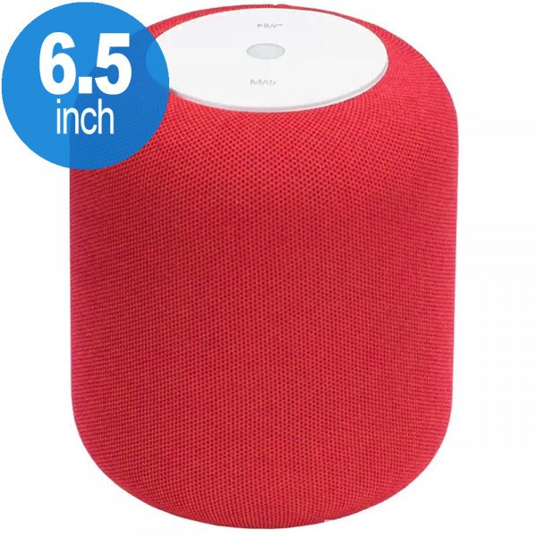 Wholesale Large Round Sound Pod Portable Bluetooth Speaker with Power Bank Feature Large8+ (Red)